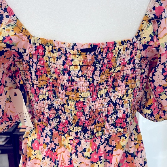 Billabong puff sleeve minidress, size M - Picture 5 of 6